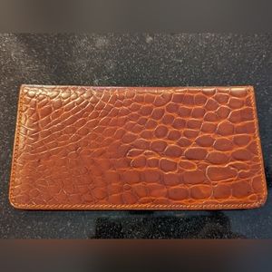 Vintage Structure Brand new Italian leather checkbook holder.